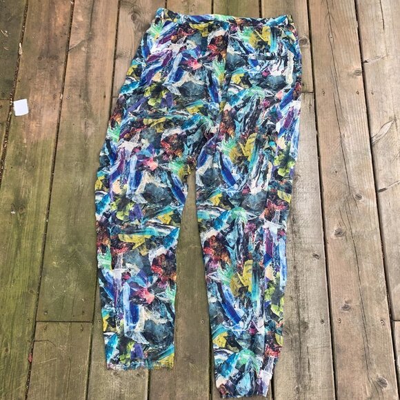 RARE 2010 Damaged Acne Studios 100% Silk Pants Size 32 Contact Stone - Picture 8 of 12